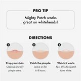Hero Mighty Patch™ Invisible Patch แผ่นแปะสิวกลางวัน บางเฉียบกลืนไปกับผิว สิวหายเร็วขึ้น