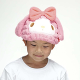 [SKATER] Sanrio หมวกคลุมผมแห้งเร็วดูดซับน้ํา น้องๆใช้หลังว่ายน้ำได้เลย