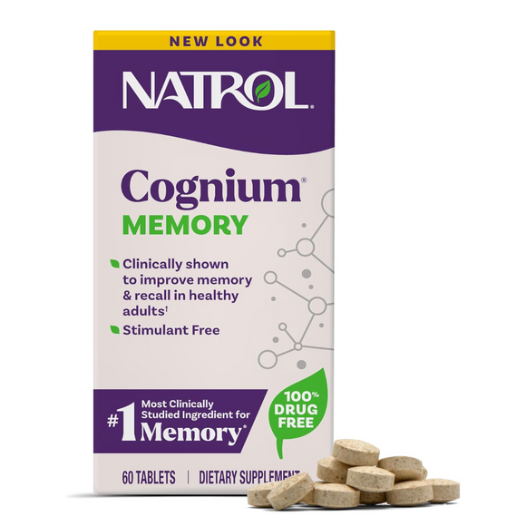 Natrol Cognium Memory Tablets 60 บำรุงสมอง เสริมความจำให้แม่นยำ