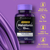 Carlyle Sleep 10mg + Ashwagandha 120 cap ตัวช่วยการนอนหลับ คลายความเครียด เพิ่มพลังงานตอนตื่น
