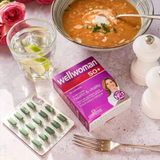 Wellwoman 50+ วิตามินรวม เสริมความแข็งแรงในวัยกลางคน สมองไบร์ท สดชื่น มีพลังงาน 30 เม็ด