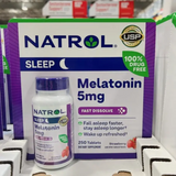 Natrol Melatonin 5 mg Fast Dissolve หลับง่าย ผ่อนคลายทันที ปรับวงจรการนอน