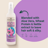 Organic Care Kids Detangling Spray 250ml สเปรย์ผมเด็ก ผมหวีง่าย ไม่พันกัน ลดปัญหาเส้นผมขาดหลุดร่วง