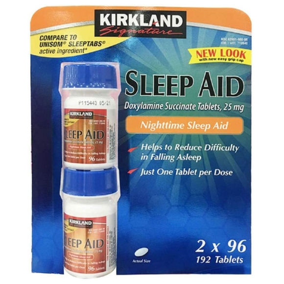 Kirkland Signature Sleep Aid 96 Tablets x 2 กระปุก จาก USA