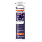 Sambucol Immune Defence Effervescent - Sambucol 15 เม็ดฟู่สูตรผสม Vit C + Zinc เสริมภูมิต้านทานให้แข็งแรง