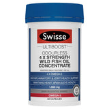 Swisse Ultiboost 4x Strength Wild Fish Oil Concentrate ลดความดัน ลดน้ำหนัก บำรุงสมอง สายตา หัวใจ