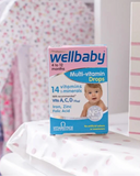 Wellbaby Multi-vitamin Drops 30ml เสริมวิตามินและแร่ธาตุที่เหมาะสม เจริญเติบโตเต็มที่ สมวัย แข็งแรง