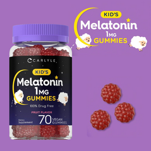 Carlyle Kids Sleep 70 Gummies | 1 mg ช่วยในการนอนหลับสำหรับน้องๆ