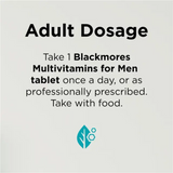 Blackmores Multivitamin For Men Sustained Release 60 เม็ด เสริมภูมิ เพิ่มพลังงาน สุขภาพทางเพศและระบบสืบพันธุ์