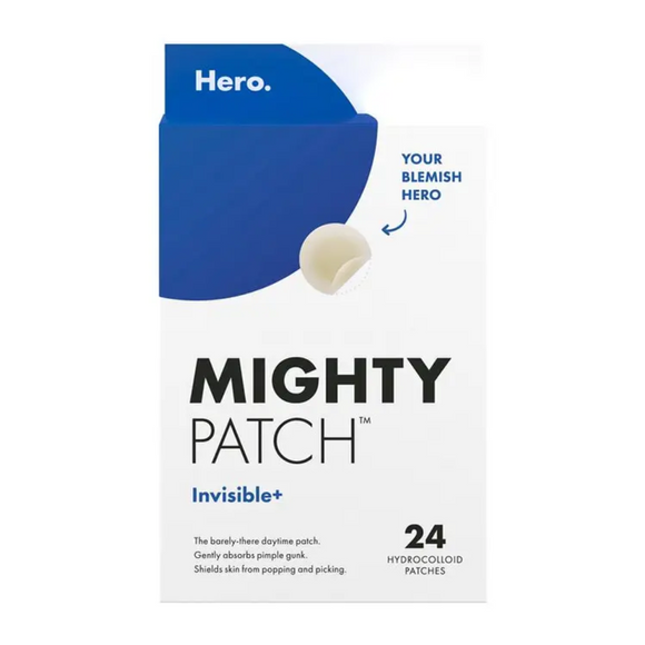 Hero Mighty Patch™ Invisible Patch แผ่นแปะสิวกลางวัน บางเฉียบกลืนไปกับผิว สิวหายเร็วขึ้น