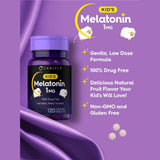 Carlyle Sleep Support ตัวช่วยการนอนหลับสำหรับเด็ก 1 mg (120 เม็ดเคี้ยว)