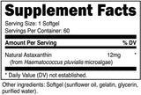 Nutricost Astaxanthin 12mg, 60 Softgel Capsules ราชาแห่งสารต้านอนุมูลอิสระ ประโยชน์ล้นหลาม