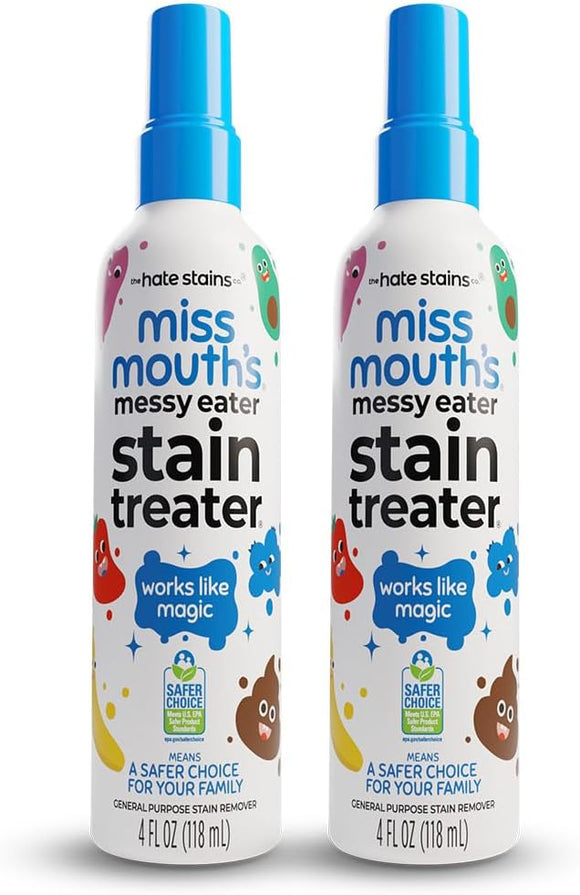 Miss Mouth’s Messy Eater Stain Treater เป็นสเปรย์ขจัดคราบอเนกประสงค์ 118ml (1 ขวด)