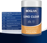 BIOGLAN Lung Clear 60 เม็ด บำรุงสุขภาพปอด ลดอาการอักเสบและเพิ่มการทำงานของระบบการหายใจ