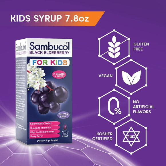Sambucol Black Elderberry For Kids 230 ml.