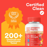 SmartyPants Kids Multivitamin 60 Gummies วิตามินรวมสูตรเพิ่ม Omega-3