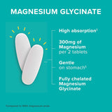 Qunol Magnesium Glycinate 300 mg (ขวด 90 เม็ด) เพิ่มการดูดซึม นอนหลับดีขึ้น ลดเครียด ลดตะคริว
