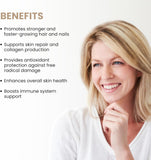 Healthy Care Super Hair, Skin &amp; Nails 100 Capsules ลดผมร่วง ลดริ้วรอย บำรุงเล็บให้แข็งแรง