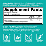 Qunol Magnesium Glycinate 300 mg (ขวด 90 เม็ด) เพิ่มการดูดซึม นอนหลับดีขึ้น ลดเครียด ลดตะคริว