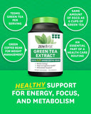 Zenwise Health EGCG สารสกัดชาเขียว 120 แคปซูล - เพิ่มสมาธิ การเผาผลาญ คุมน้ำหนักและสารต้านอนุมูลอิสระ