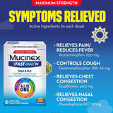 Mucinex Maximum Strength Fast-Max Cold & Flu All-in-One Liquid Gels, 16ct