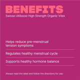 Swisse Ultiboost High Strength Organic Vitex (60 เม็ด) ควบคุมฮอร์โมนผู้หญิงให้สมดุล