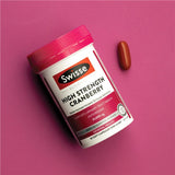 Swisse High Strength Cranberry ลดการติดเชื้อกระเพาะปัสสาวะอักเสบ ลดกลิ่นและระบบปัสสาวะแข็งแรง