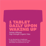 Swisse Ultiboost High Strength Organic Vitex (60 เม็ด) ควบคุมฮอร์โมนผู้หญิงให้สมดุล