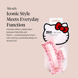#พร้อมส่ง Hello Kitty x Kitsch Recycled Plastic JUMBO Claw Hair Clip Kitty Face จาก USA