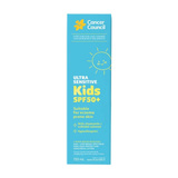 Cancer Council SPF50+ Ultra Sensitive Kids 150mL กันแดดเด็ก SPF50+ อ่อนโยนต่อผิวบอบบาง พร้อมดูแลผิวที่มีแนวโน้มเป็นผื่นภูมิแพ้