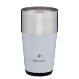 Snow Peak Thermo Tumbler 470 สี Light Taupe และ Light Gray แก้วเก็บอุณหภูมิระบบสุญญากาศ รุ่น TW-470-BR