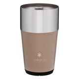 Snow Peak Thermo Tumbler 470 สี Light Taupe และ Light Gray แก้วเก็บอุณหภูมิระบบสุญญากาศ รุ่น TW-470-BR