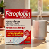 Feroglobin อาหารเสริมธาตุเหล็กแบบ slow release 30 แคปซูล