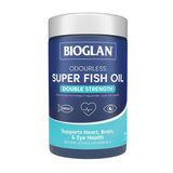 Bioglan Odourless Super Fish Oil Double Strength 200 เม็ด ช่วยสนับสนุนสุขภาพหัวใจ การทำงานของสมอง ลดอาการอักเสบของร่างกาย