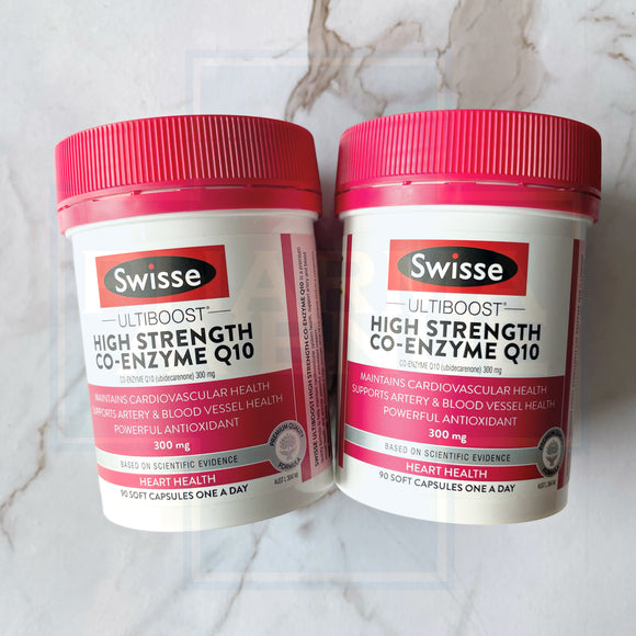 Swisse Ultiboost High Strength Co-enzyme Q10 - 300mg, 90 เม็ด