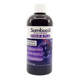 Sambucol Cold & Flu Syrup 250 ml ลดอาการหวัด ไม่สบาย หายไวขึ้น สำหรับผู้ใหญ่และเด็ก
